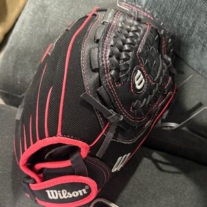 Wilson Black and Pink Softball Glove